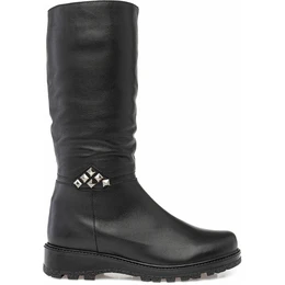 Женские черные сапоги Janita (Натуральный мех)