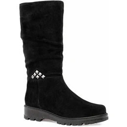 Женские черные сапоги Janita (Натуральный мех)