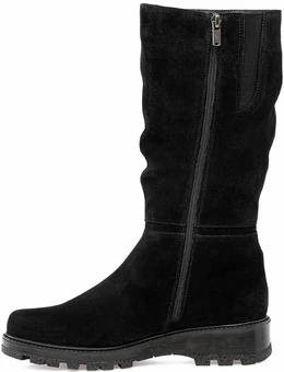 Женские черные сапоги Janita (Натуральный мех)