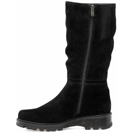 Женские черные сапоги Janita (Натуральный мех)