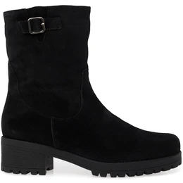 Женские черные полусапоги Janita (Натуральный мех)