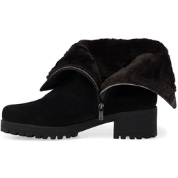 Женские черные полусапоги Janita (Натуральный мех)