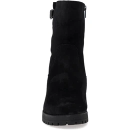 Женские черные полусапоги Janita (Натуральный мех)