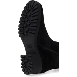 Женские черные полусапоги Janita (Натуральный мех)