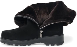 Женские черные сапоги Janita (Натуральный мех)