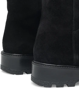 Женские черные сапоги Janita (Натуральный мех)