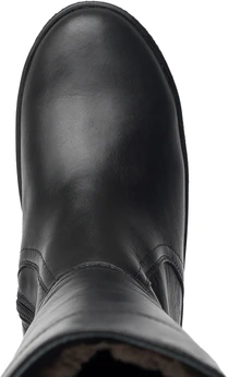 Женские черные сапоги ALEXIA LEVINI (Натуральный мех)