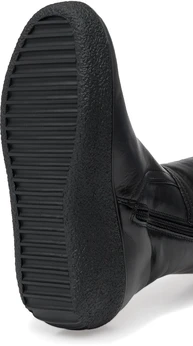 Женские черные сапоги ALEXIA LEVINI (Натуральный мех)