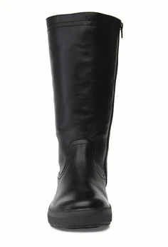 Женские черные сапоги Romer (Натуральный мех)