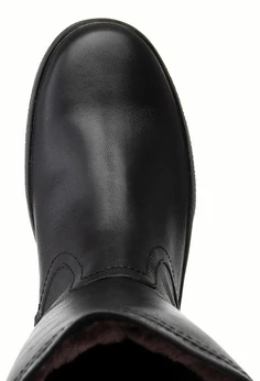 Женские черные сапоги Romer (Натуральный мех)