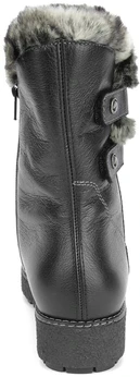 Женские черные полусапоги Remonte (Натуральная шерсть)