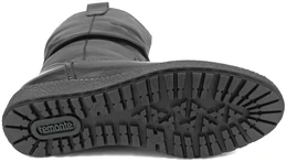 Женские черные полусапоги Remonte (Натуральный мех)