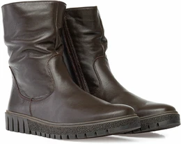 Женские коричневые полусапоги Romer (Натуральная шерсть)