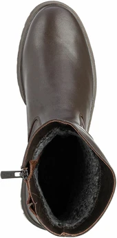 Женские коричневые полусапоги Romer (Натуральная шерсть)