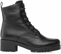 Женские черные ботинки Janita (Натуральный мех)