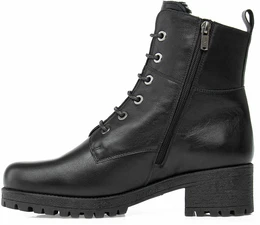 Женские черные ботинки Janita (Натуральный мех)