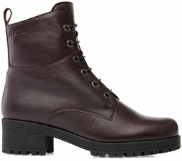 Женские фиолетовые ботинки Janita (Натуральный мех)