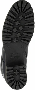Женские синие ботинки Janita (Натуральный мех)