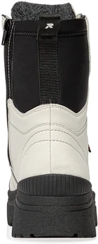 Женские белые ботинки Rieker (Велюр)