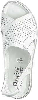 Женские белые босоножки Baden