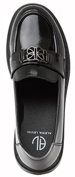 Женские черные лоферы ALEXIA LEVINI