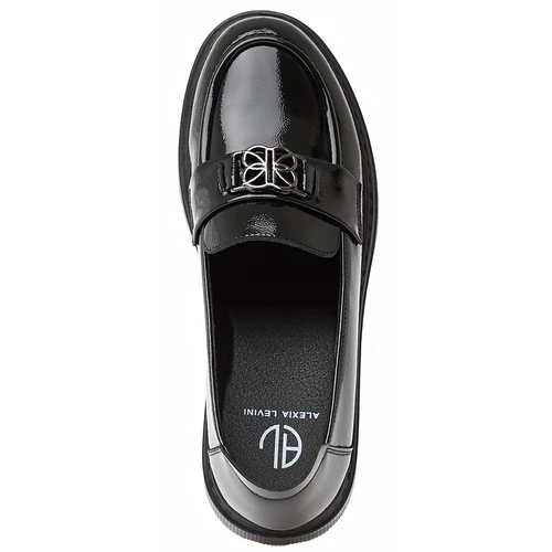 Женские черные лоферы ALEXIA LEVINI