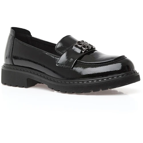 Женские черные лоферы ALEXIA LEVINI