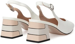 Женские белые босоножки Baden