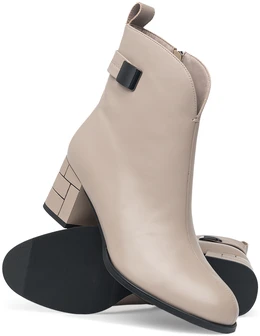 Женские бежевые ботильоны Baden (Байка)