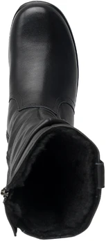 Женские черные полусапоги Baden (Натуральная шерсть)