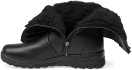 Женские черные полусапоги Baden (Натуральная шерсть)