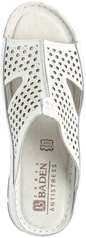 Женские белые сабо Baden