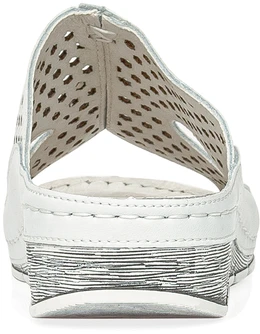 Женские белые сабо Baden