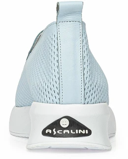 Женские голубые слипоны Ascalini