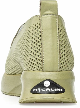 Женские зеленые слипоны Ascalini