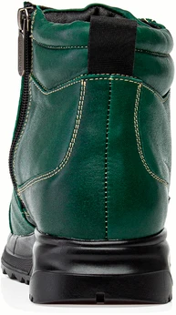 Женские зеленые ботинки Shoiberg (Натуральная шерсть)