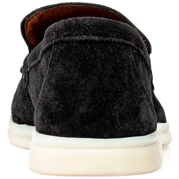 Мужские черные лоферы Fenomilano