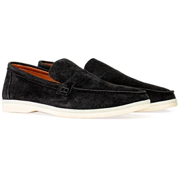 Мужские черные лоферы Fenomilano