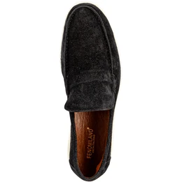 Мужские черные лоферы Fenomilano