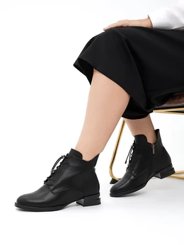 Женские черные ботильоны Baden (Байка)