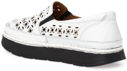 Женские белые полуботинки Ascalini