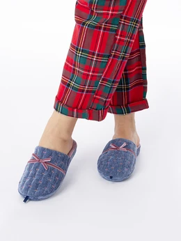 Женские синие тапочки Baden