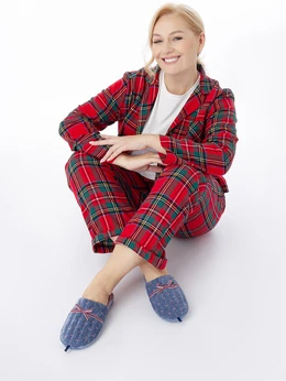 Женские синие тапочки Baden