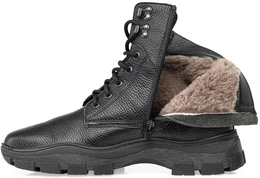 Мужские черные ботинки Romer (Натуральный мех)