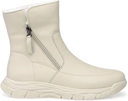 Женские бежевые ботинки Baden (Натуральная шерсть)