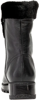 Женские черные полусапоги Janita (Натуральный мех)