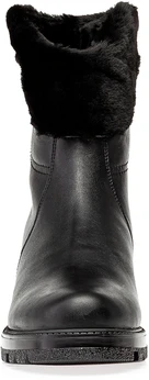 Женские черные полусапоги Janita (Натуральный мех)