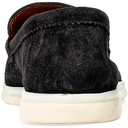 Мужские черные лоферы Fenomilano