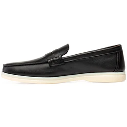 Мужские черные лоферы Fenomilano