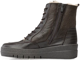 Женские коричневые ботинки Romer (Натуральный мех)